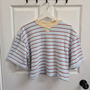 Wild Fable Striped Boxy Top